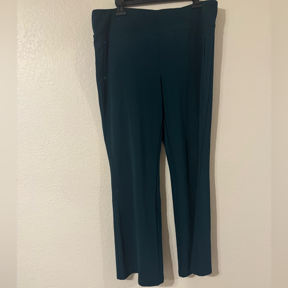 Soho Women's Straight Leg Pants in Dark Teal